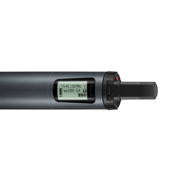 SKM 100 G4-S-A HANDHELD TRANSMITTER WITH MUTE SWITCH. MICROPHONE CAPSULE NOT INCLUDED, FREQ RANGE: A(516 - 558 MHZ)